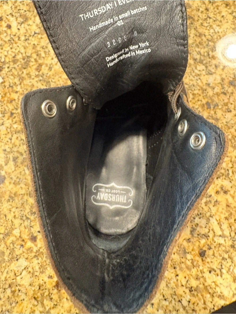 Thursday Everyday Boots size 9 Leather Cap Toe Lace-up